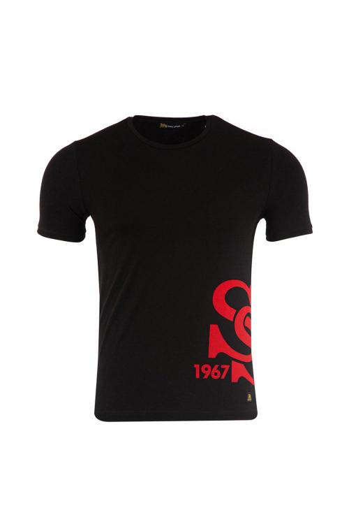 Bisiklet Yakalı Önü SS Sivasspor Baskılı T-shirt